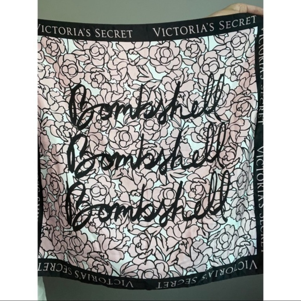 Victoria’s Secret Bombshell Logo Satin Neck Scarf